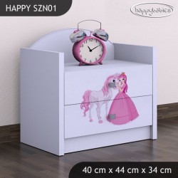 Nočna omarica Happy babies Princesa in konj 09 SZN1